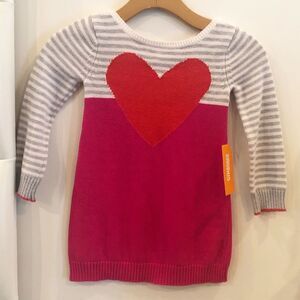 Heart sweater dress
